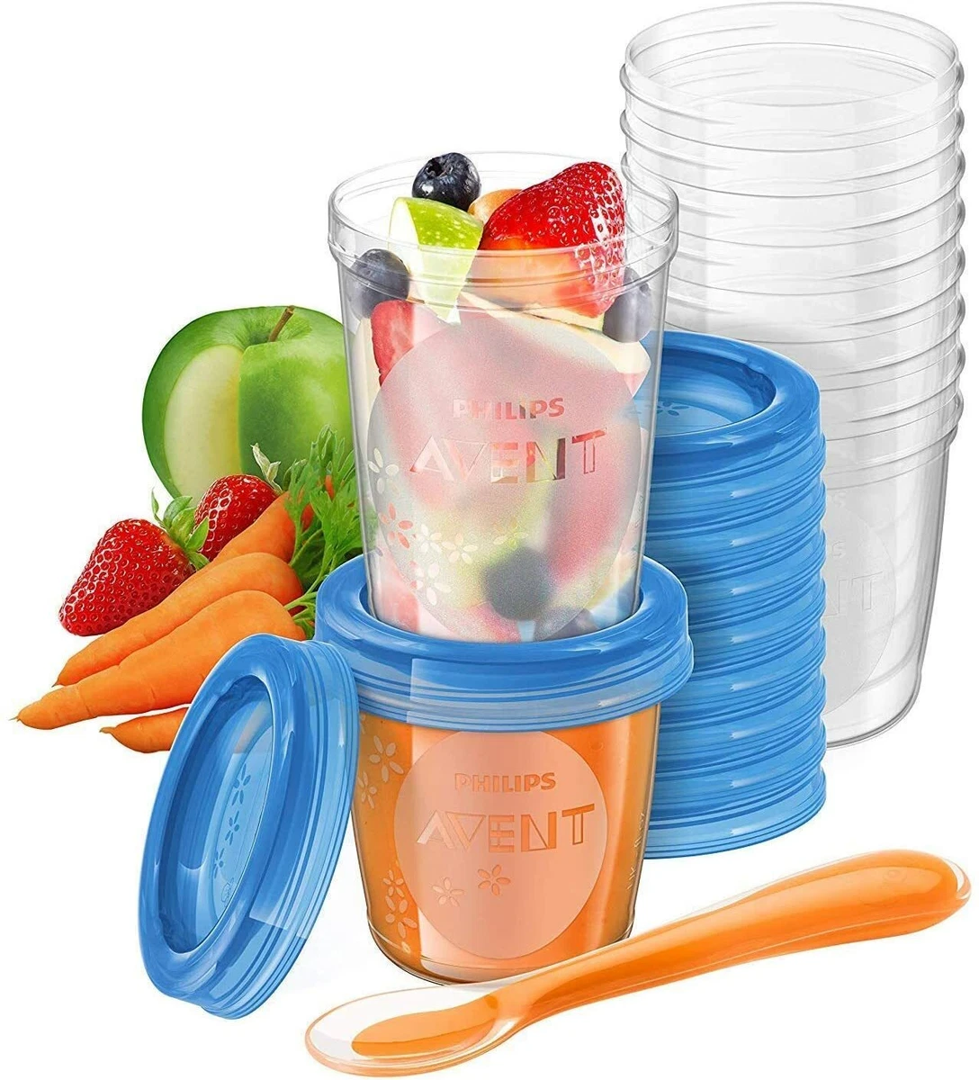 Avent storage containers 240ml sales