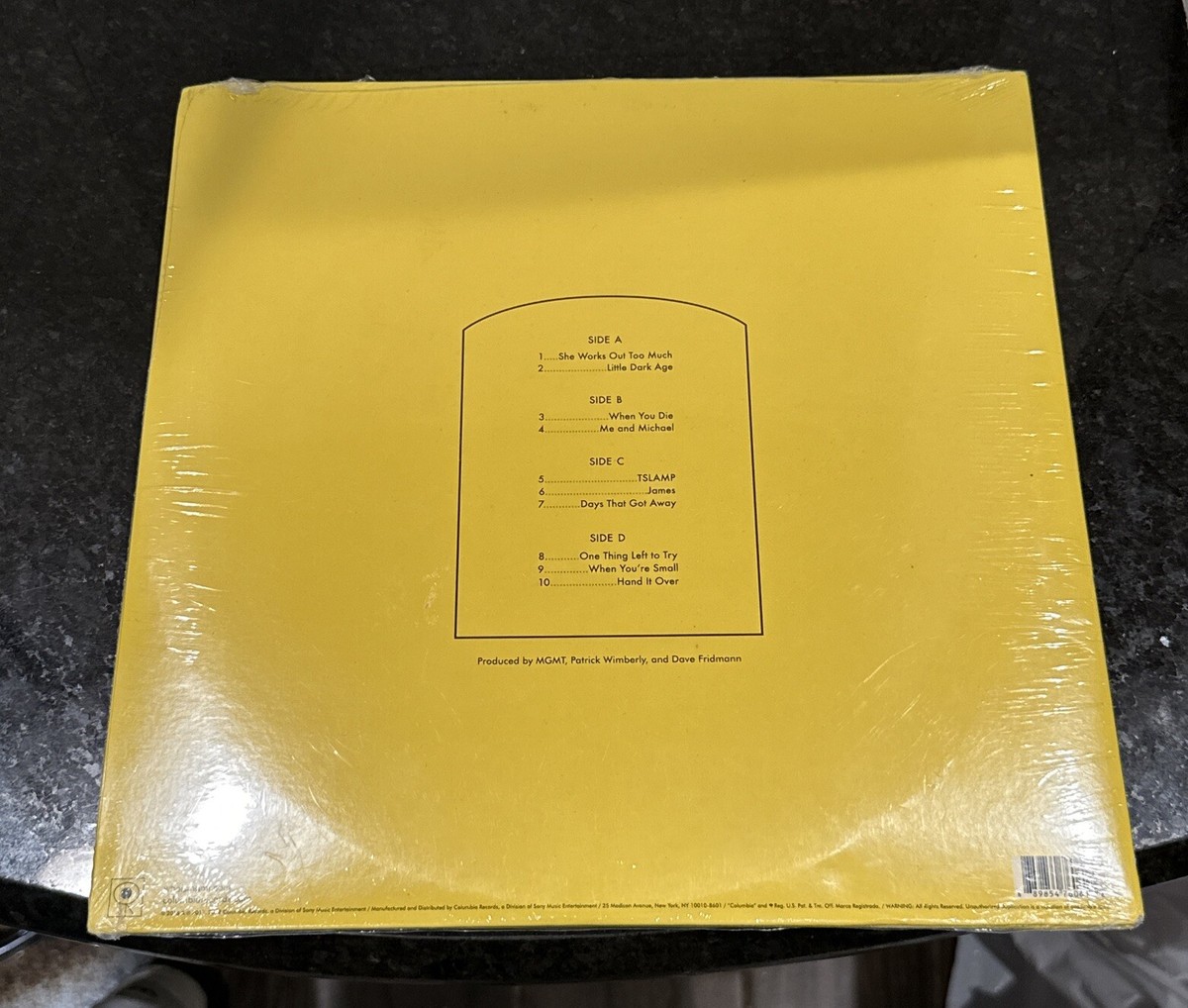 米2LP MGMT Little Dark Age 88985476061 Columbia /00520 米2LP MGMT Little Dark Age 88985476061 Columbia /00520 MGMT