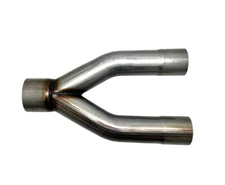 Exhaust Y Pipe 3.00 Single Inlet to 2.50 Dual Outlets WYP-300250 Steel Wesdon Ex