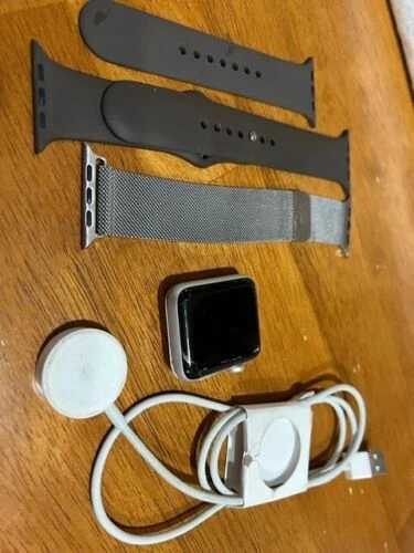 Relojes inteligentes Apple imitación cuero caso de 42 mm