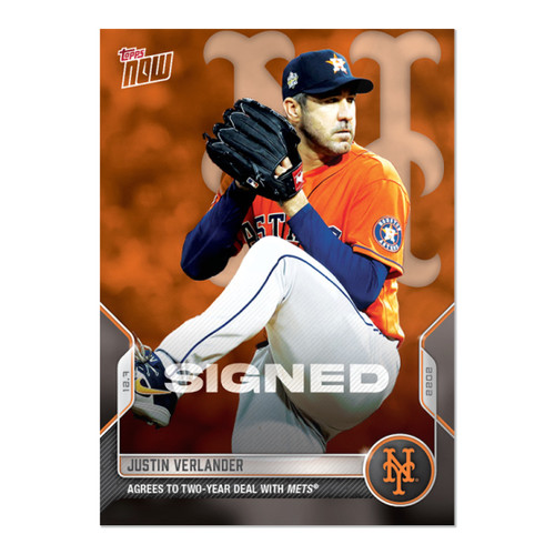 2022 Topps Now OS44 Justin Verlander
