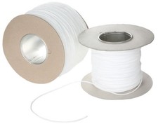 WHITE WASHABLE PIPING CORD, UPHOLSTERY ETC, AVAILABLE IN DIFF WIDTHS & LENGTHS