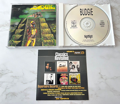 Budgie Nightflight CD DADC AUSTRIA Repertoire REP 4306 WY Untitled Lullaby OOP!