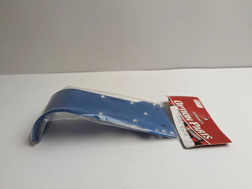Traxxas T-Maxx E-Maxx Blue Aluminum DYN7850B Rear Skid Plate Dynamite Parts - Image 2 of 4
