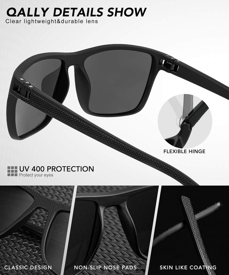Polarized Sunglasses Men, Mens Sunglasses Polarized UV Protection