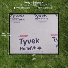Tyvek Footprint for the Kelty Ballarat 4 Tent