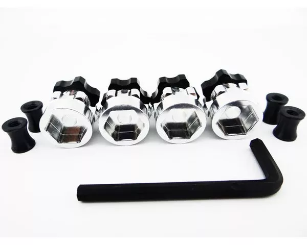 Hot Racing 12mm to 17mm Hex Hub Adapters w/6mm Offset for Slash 4x4 Stampede 4x4 - Image 2 of 2