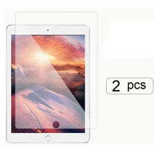 2 Pack Clear Tempered Glass HD Screen Protector For iPad 10.2 7th 8th 9th Gen