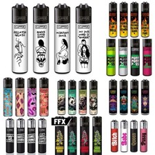 Clipper  4er Set Feuerzeug FFX Collection - Wiederverwendbar NEU