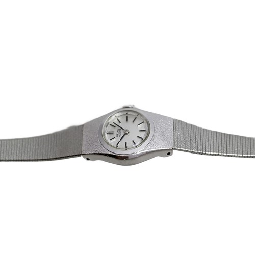 Orologio da polso Seiko donna vintage anni 90 tono argento quadrante bianco quarzo 17mm - Foto 6 di 10