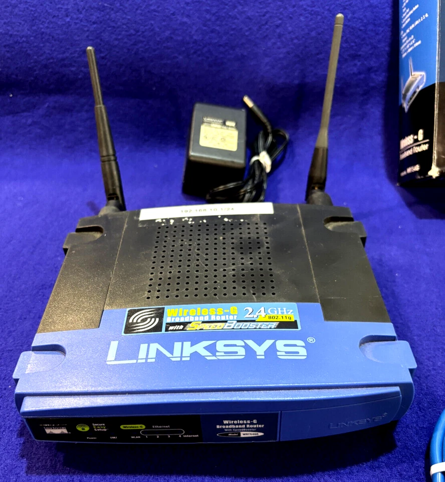 3 LINKSYS Routers 2 WRT54G Wireless-G WiFi & 1 BEFSR41 Wired Ethernet Cable/DSL - Image 2 of 4
