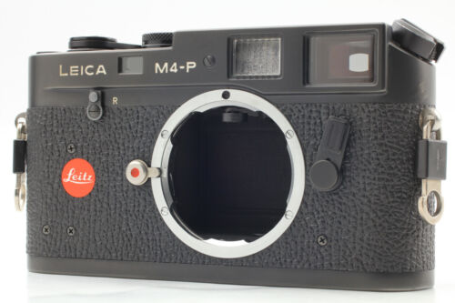 "Quasi nuovo" Corpo fotocamera pellicola telemetro Leica Leitz M4-P nero 35 mm dal Giappone" - Foto 1 di 11