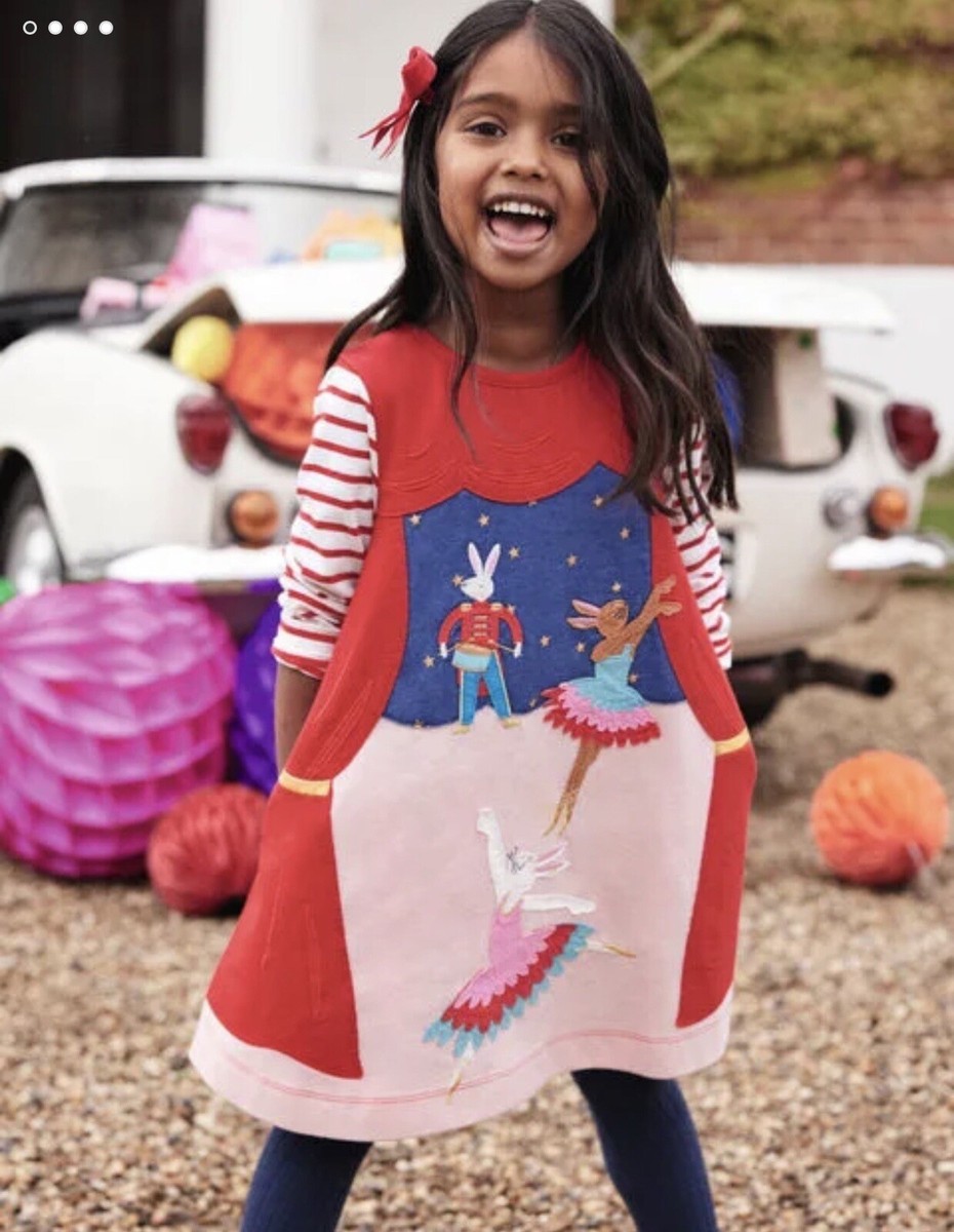 NWT Mini Boden Big Appliqu Jersey Dress | eBay