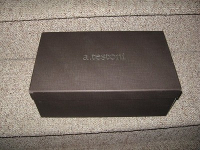 NICE Size 8.5 M A Testoni Leather Shoes M45960VEM NERO CAPTOE