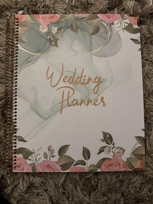 Complete Wedding Planner Book - Spiral Bound 9.5  X 11.5  -Never Used