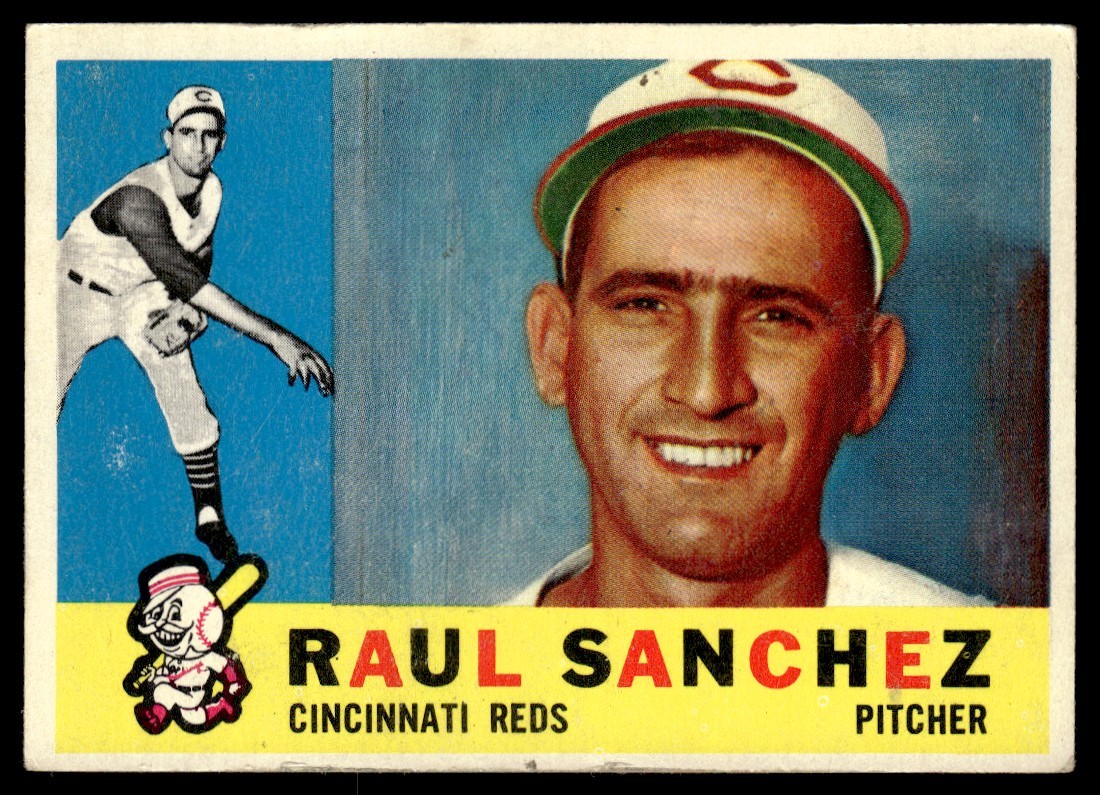 1960 Topps Raul Sanchez VG+ Cincinnati Reds #311