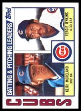 Cubs  /  (Keith Moreland / Fergie Jenkins) TL, CL 1984 Topps #456 Cubs