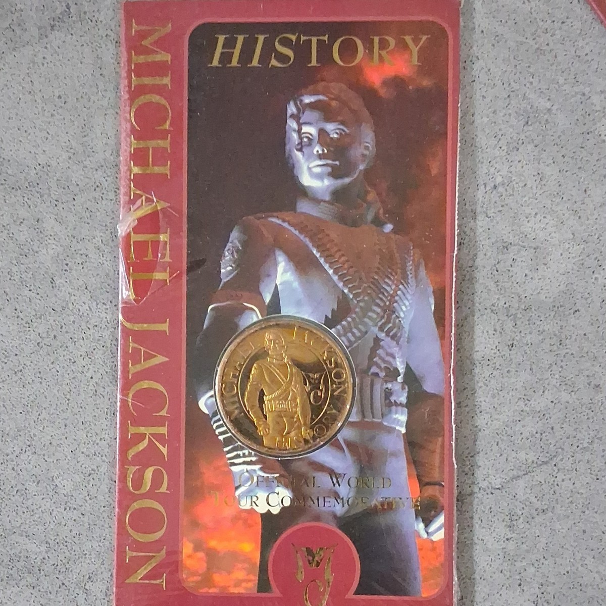 Michael Jackson HIStory World Tour Official Commemorative Coin