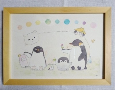 Koupen-Chan 'Everyone Assemble!' Reproduction Original Art Exhibition Limited