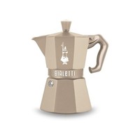 Bialetti Moka Express Exclusive Induktion Espressokocher Cremé 6 Tassen