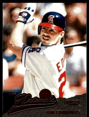 1996 Pinnacle Jim Edmonds California Angels #145 NAT