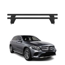 Menabo Dachträger Grundtäger für Mercedes GLC C253 2015-2020 75kg Alu Schwarz 2x Menabo Dachträger Grundtäger für Mercedes GLC C253 2015-2020 75kg Alu Schwarz 2x