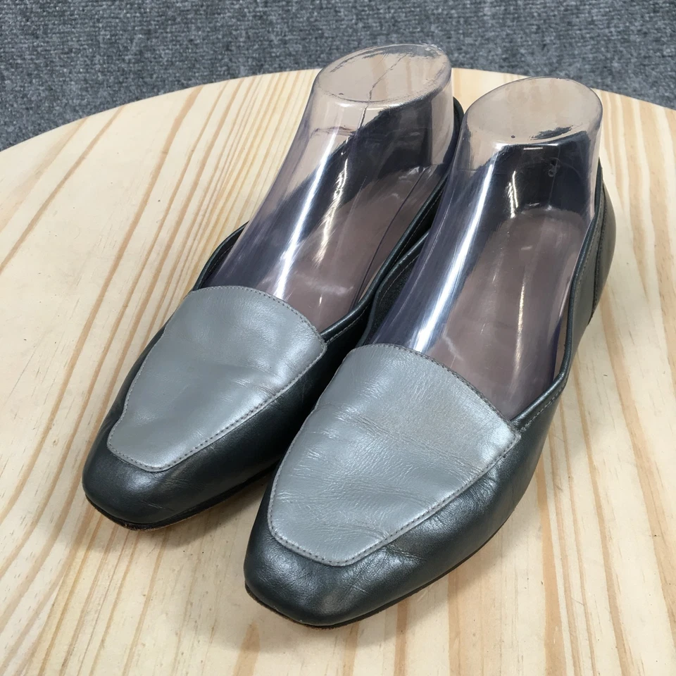 Enzo Angiolini Zapatos Mujer 7.5 M Liberty Informales Sin Cordones Mocasines Planos Gris Foto 3 de 4