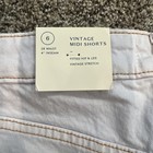 NWT Universal Thread Women’s Vintage Midi Cream Denim Shorts Gold Accent 6/28 — photo 10