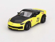 Nissan Z LB NATION WORKS Ikazuchi Yellow Mini GT 1:64 Scale Diecast Model by TSM