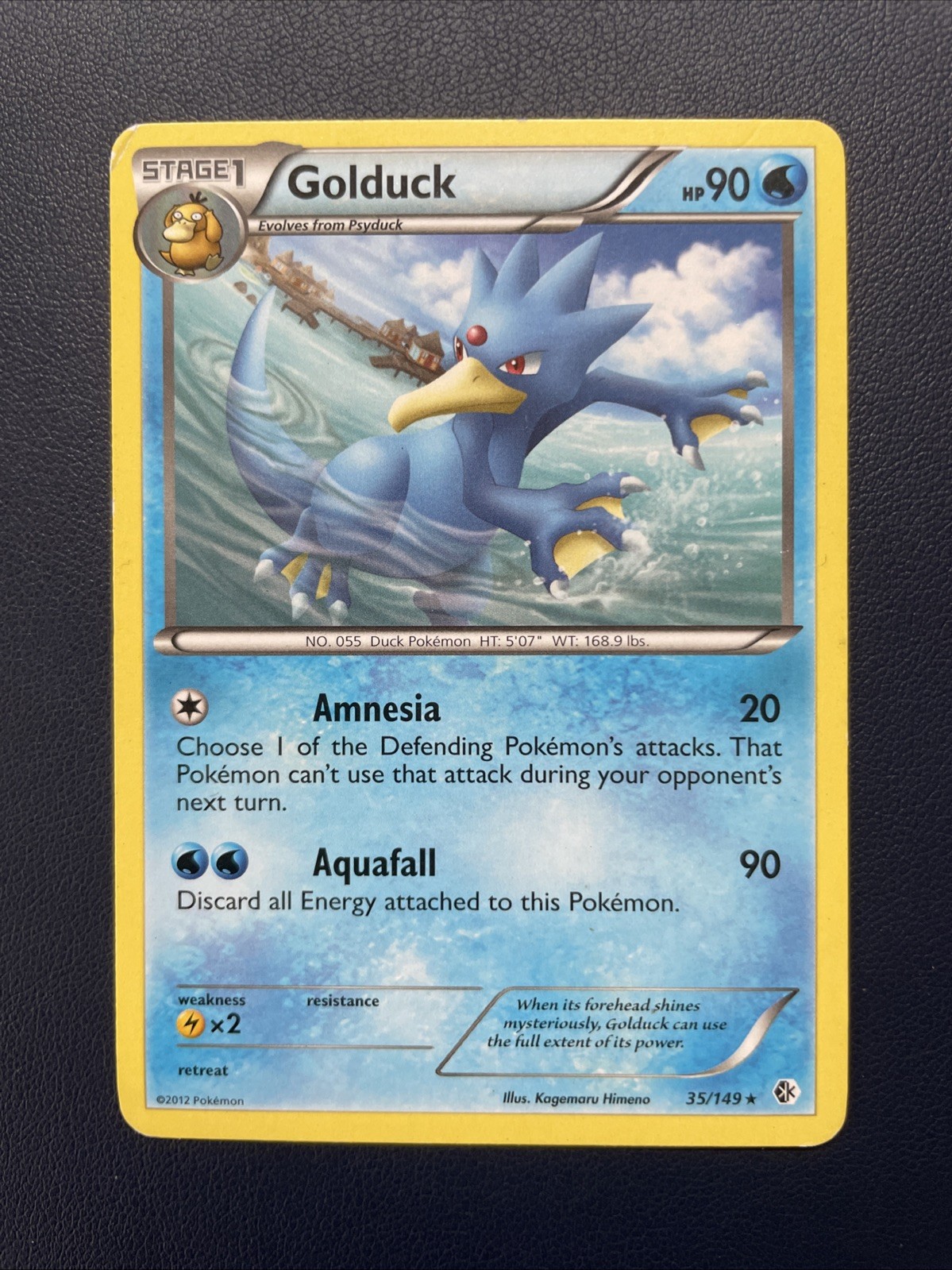Golduck (35) - Boundaries Crossed 35/149 - MP Condition toploaded fast shipping!
