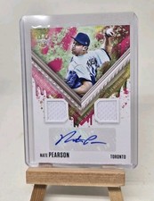 Nate Pearson Auto Dual Patch 2021 Panini Diamond Kings