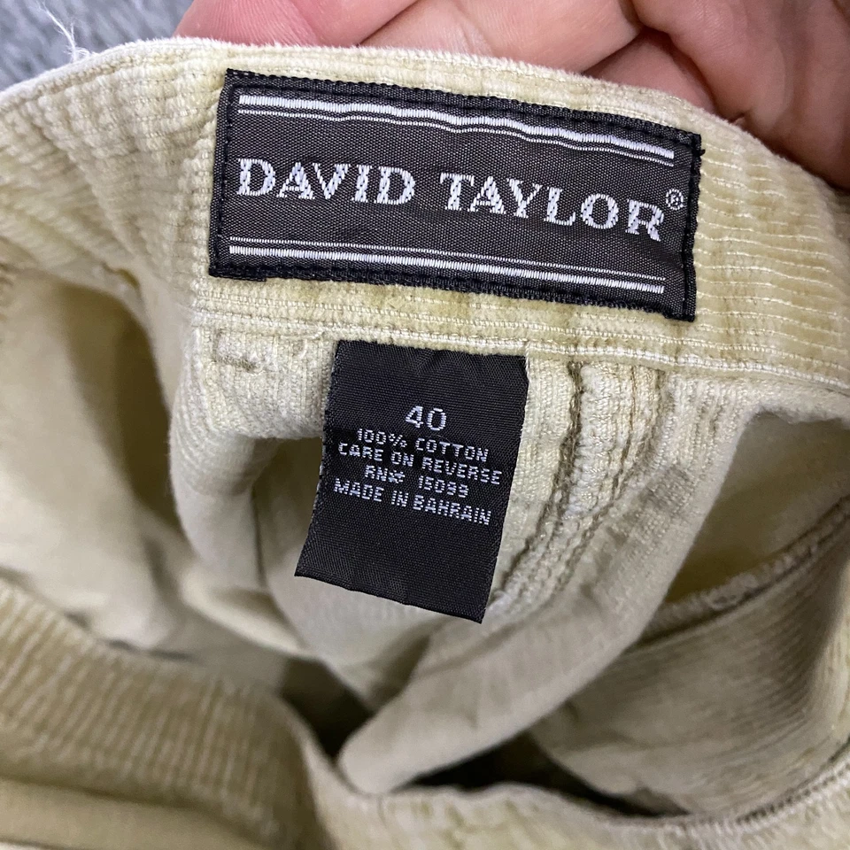 Pantalones Cortos David Taylor Pana Para Hombres 40 Retro Verano Op Hammies Birdwell De Colección Y2K Foto 2 de 4