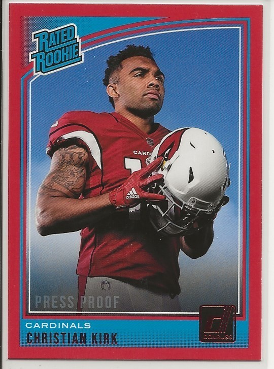 Christian Kirk Panini Donruss #313 Red Press Proof
