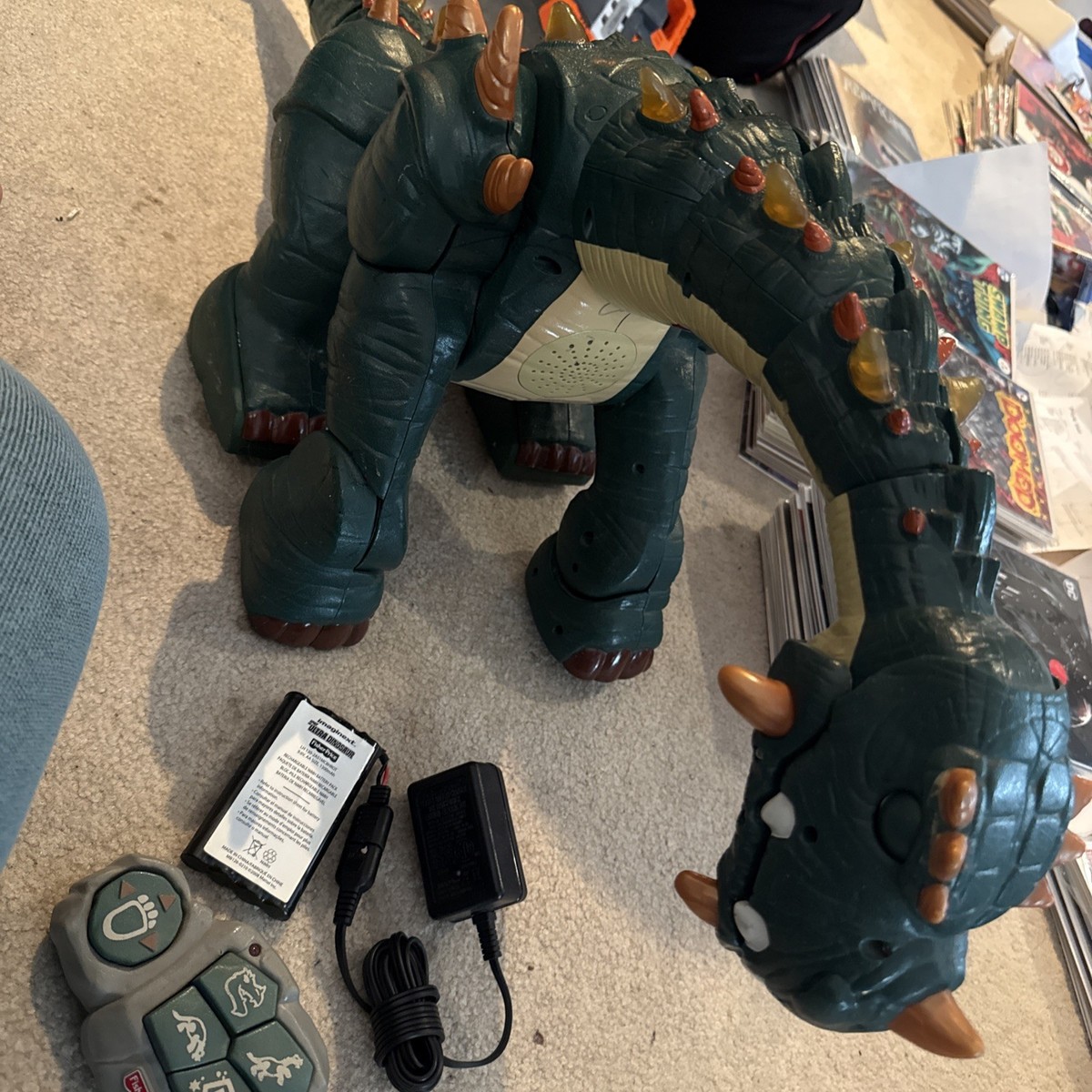 Fisher Price Imaginext Ultra Spike The Ultra Dinosaur Remote The