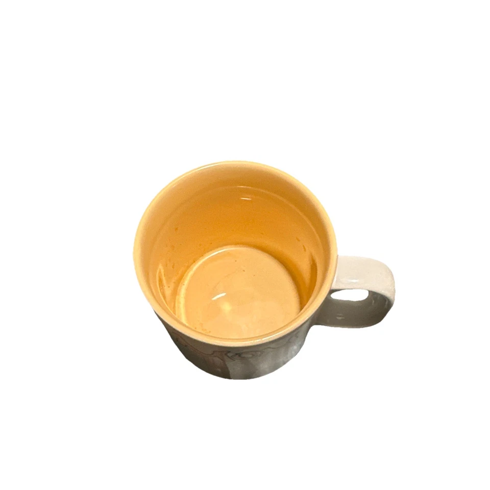 Taza de té de café amarilla PAPEL de colección para mamá taza de café poeta “Marci G.” años 90 Foto 3 de 4