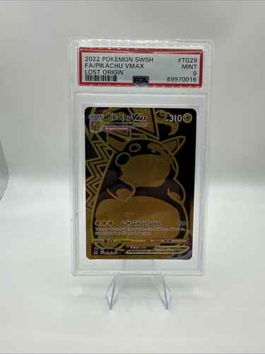 2022 Pokemon SWSH Lost Origin #TG29 Pikachu VMAX FA PSA 9 MINT TG29/TG30