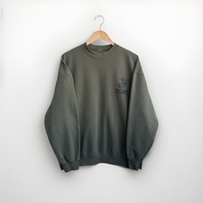 Vintage USMC Sweatshirt Mens XL Green Marines Military Fleece Run MJ Soffe