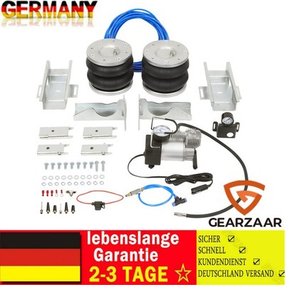 2x Luftfederung mit 12V Kompressor Kit für Mercedes Sprinter Bj. 06-22 4000KG