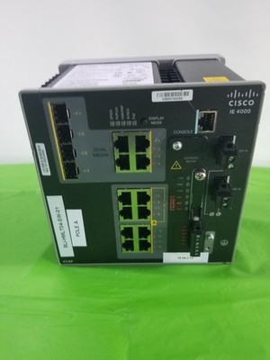 Cisco IE-4000-8T4G-E 12 Ports Network Switch