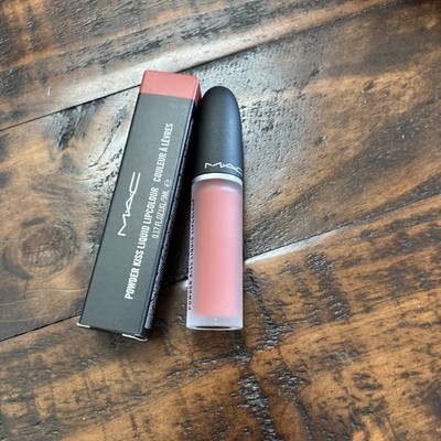 MAC Powder Kiss Liquid Lipcolour Lipstick 989 Mull It Over .17oz / 5ml NIB