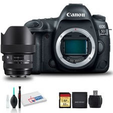 Canon EOS 5D Mark IV DSLR Camera with Sigma 14-24mm f/2.8 DG HSM Art Lens, Lens