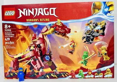 216 LAVA セット LEGO (71793) Ninjago: Heatwave Transforming Lava Dragon New Sealed