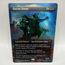 Doctor Doom [Borderless Foil] #394 Prices | Magic Marvel Super