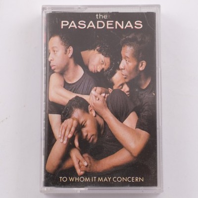 The Pasadenas    To Whom It May Concern Cassette Tape Album (1988) CBS Neo Soul
