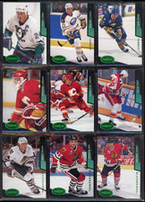 1993-94 Parkhurst Hockey, Emerald Ice Parallel inserts # 1 to 275, U-PICK, BB6