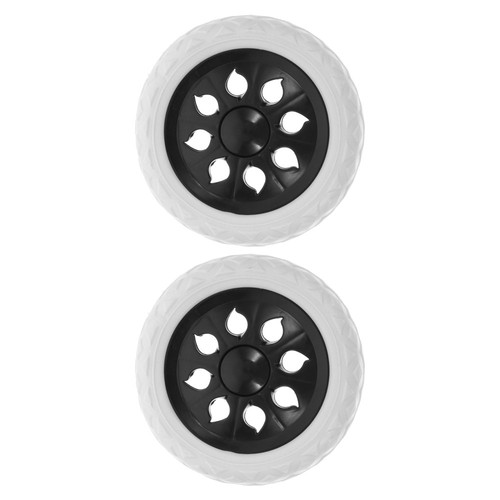Ruote Ricambio | Confronta prezzi | Ruote di ricambio per carrelli - Ruote Per Carrelli Castors Wheels - 2 Ruote In Gomma Piena...Coppia di rotelle di ricambio in gomma multidirezionali