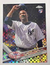 2017 Topps Chrome Update Series Baseball Yankees Domingo German RC! XFractor /99
