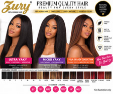 Zury Yaky Perm 100 Human Hair Weave Micro Ultra Yaki Choose Color  Length