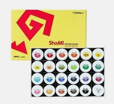 [SHINHAN] ShinHanart Shami Poster Color 20ml 24 colors