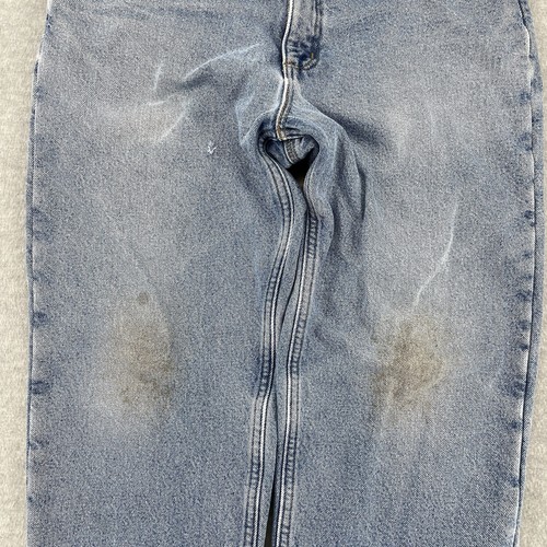 Carhartt Fleece Lined Jeans Men's Size 33x32 Relaxed Fit Denim Pants Work - Picture 6 of 10